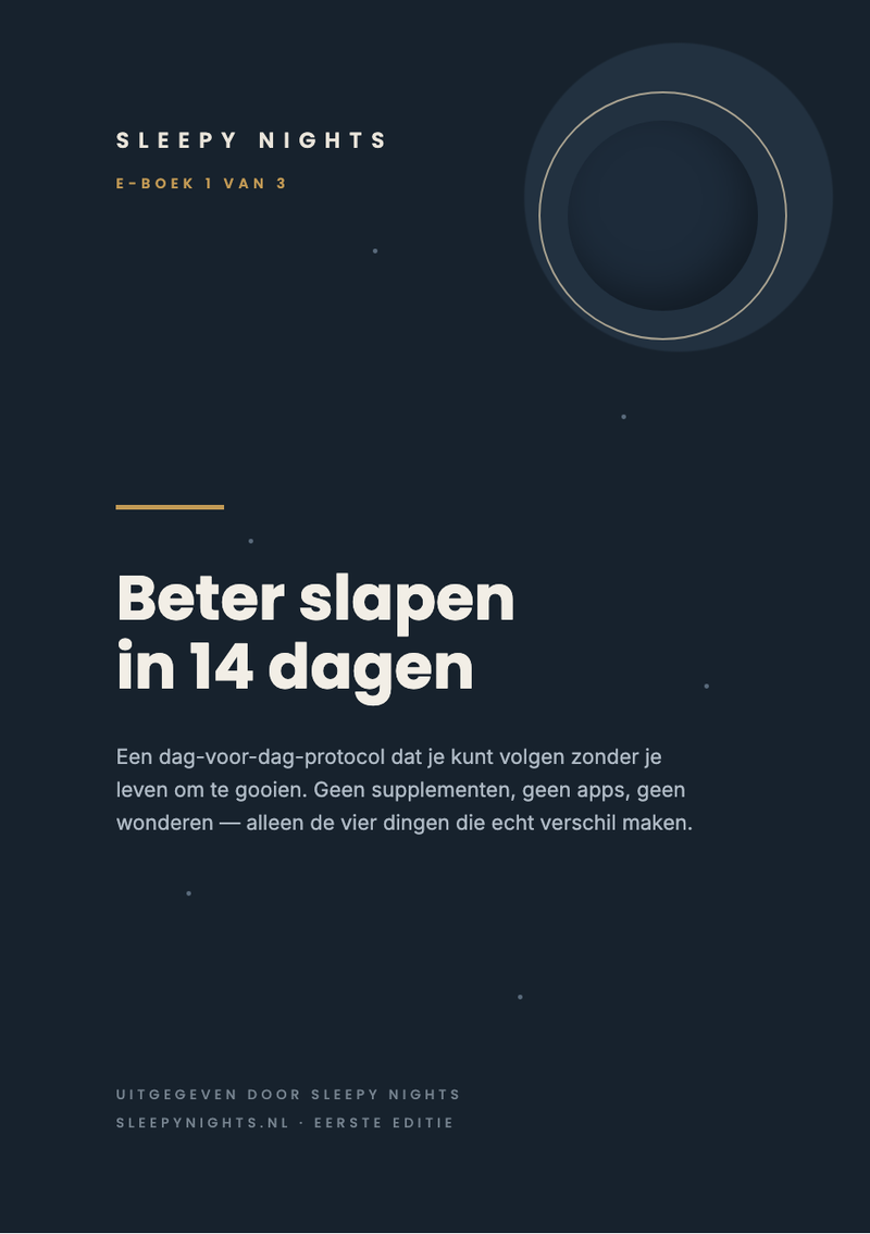 E-book: Beter slapen in 14 dagen